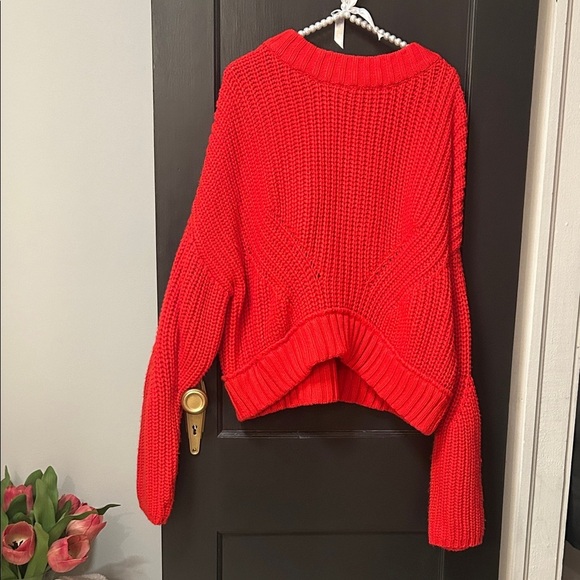 Sweaters - Cozy Red Knit Sweater